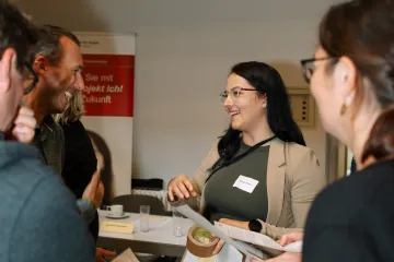 Teilnehmer*innen beim Netzwerktreffen Bildungsberatung Freiburg 2025