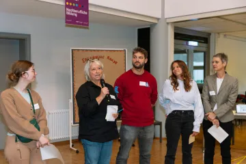 Teilnehmer*innen beim Netzwerktreffen Bildungsberatung Freiburg 2025