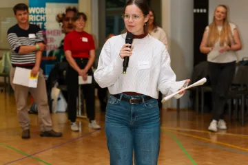 Teilnehmer*innen beim Netzwerktreffen Bildungsberatung Freiburg 2025