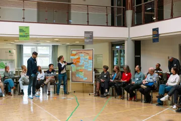 Teilnehmer*innen beim Netzwerktreffen Bildungsberatung Freiburg 2025
