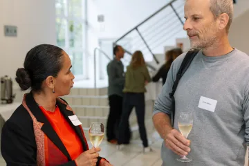 Teilnehmer*innen beim Netzwerktreffen Bildungsberatung Freiburg 2025